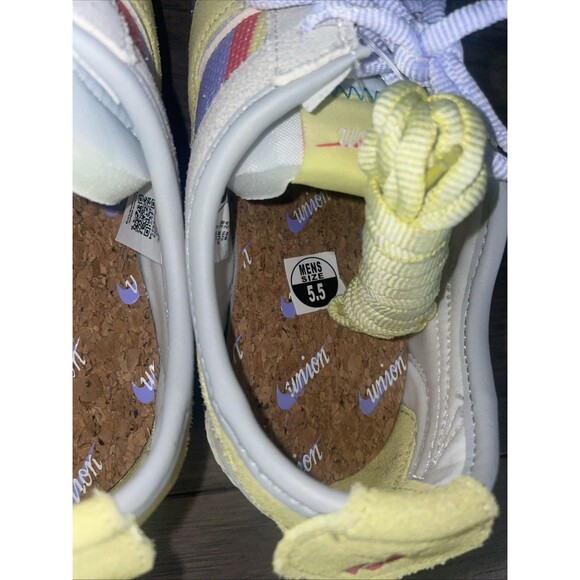 NWT Nike Union LA x Cortez SP Lemon Frost Sz 5.5 - Picture 6 of 8